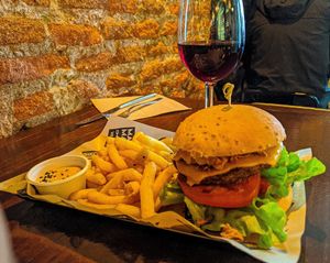 Came back before I leave and go home back to the Bay. Ranked #2 best vegan burger joint in the world, per HappyCow. at Mad Mad Vegan - Chueca in Madrid
