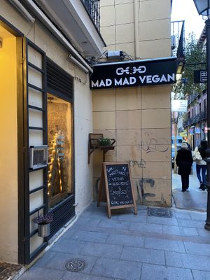 Front entry  at Mad Mad Vegan - Chueca in Madrid