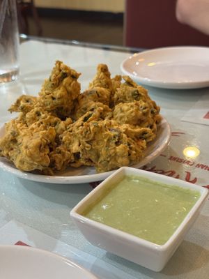 Veg pakora  at Roopa's Kitchen in Temple