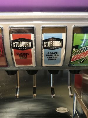 Vegan soda! at Ike's in San Luis Obispo