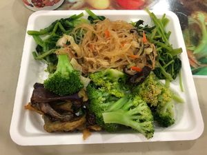 Less than 100nt for this plate. at Cí Xīn JiànKāng SùShí 慈心 in Taipei