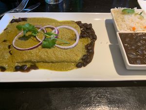 Enchiladas con Mole at Tekila in Park City