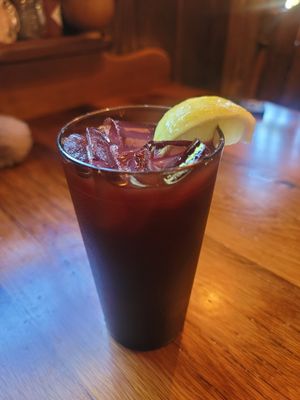 Hibiscus tea at The Yellow Deli in Vista