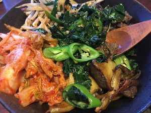 Bibimbap  at Omeguri-an in Seiyo