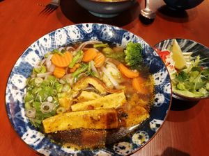 Delicious Pho with tofu at LaCa Vietnamese Cuisine & Bar in Groningen