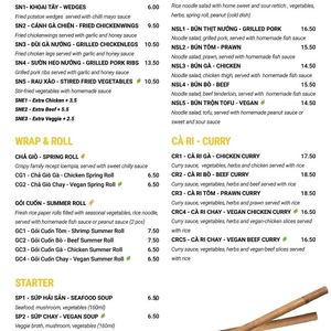 New Menu - 20 feb 2024 (reopening date) at LaCa Vietnamese Cuisine & Bar in Groningen