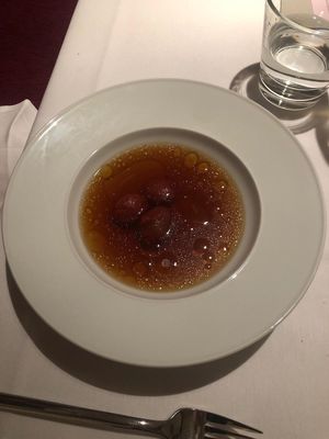 Tomato soup at Cookies Cream in Berlin