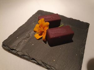 Pralines (complimentary) at Cookies Cream in Berlin