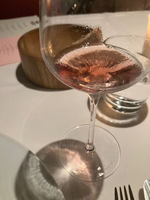 Cucumber, grape, and genmaicha beverage at Cookies Cream in Berlin