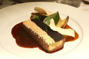 Eggplant cooked just right  at Cookies Cream in Berlin