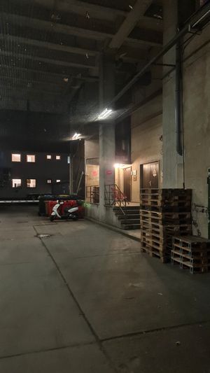 The entrance is at the back of the building at Cookies Cream in Berlin