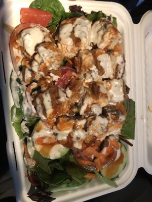 Buffalo chick’n salad  at Savory Leaf Cafe in Trenton