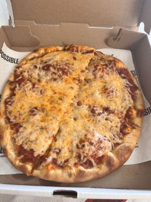 Plain pizzaa  at Savory Leaf Cafe in Trenton