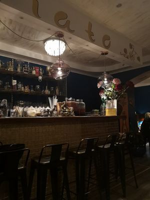 Cozy bar at Tiato in Berlin