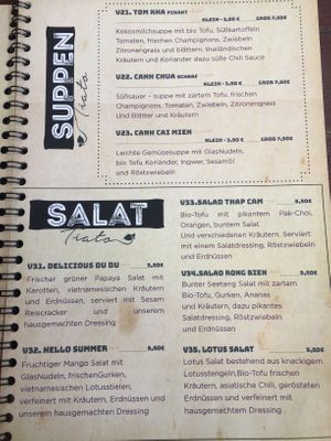 Soups and salads at Tiato in Berlin