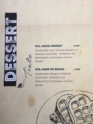 Desserts at Tiato in Berlin