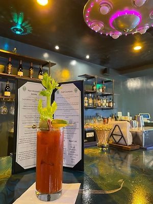 Bloody Vegan
Our Bloody Vegan version of Bloody Mary.  at Pythagoras Conscious Food Philosophy in Houston