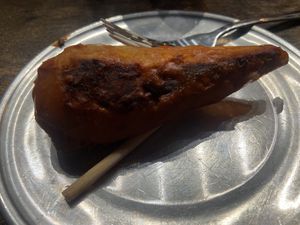 Buffalo drumstick  at Pythagoras Conscious Food Philosophy in Houston