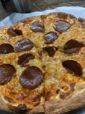 Pepperoni - meh  at Pythagoras Conscious Food Philosophy in Houston