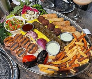 Prince Of Persia at Pythagoras Conscious Food Philosophy in Houston