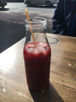 Radiance juice  at motherduck in Goolwa