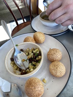 Pani Puri   at Shree Jagannath in Christchurch