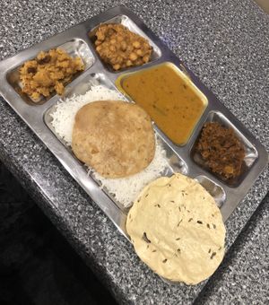 Thali plate at Shree Jagannath in Christchurch