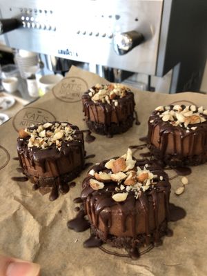 Vegan Raw cakes at Kat's Kitchen Brunch Club in Split