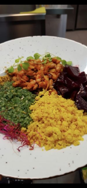 Vegan Lunch Bowl at Kat's Kitchen Brunch Club in Split