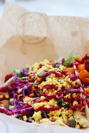 Tofu Brekkie Wrap 🌱 at Kat's Kitchen Brunch Club in Split