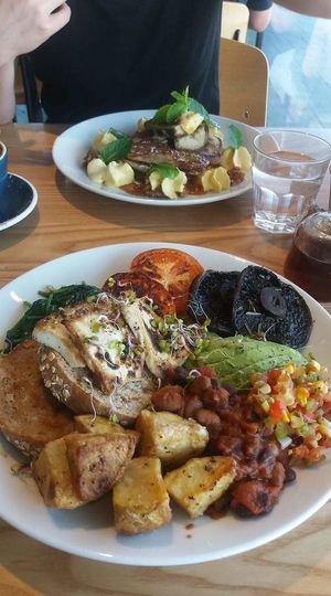 Breakfast  at Foundation Cafe in Christchurch