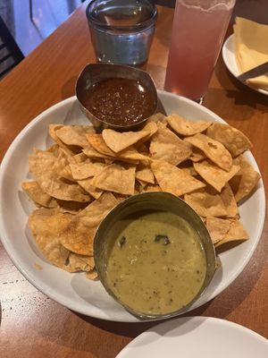 Chips and salsa  at Luna Red in San Luis Obispo