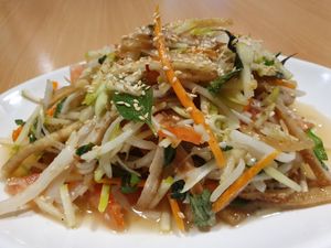 Thai Salad at Minh Sang Vegan in Beecroft