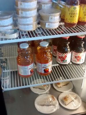 Fridge at Alpine Bakery in Whitehorse