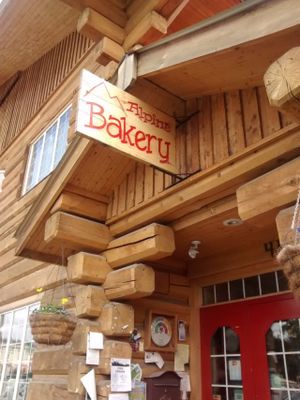 Sign at Alpine Bakery in Whitehorse