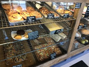 Their bread shelf  at Alpine Bakery in Whitehorse