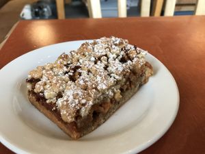 Vegan Pear Strudel at Alpine Bakery in Whitehorse