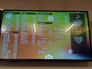 Menu at Frituur Conny & Franky in Sint-niklaas