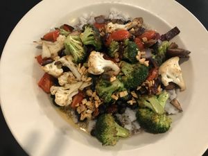 Broccoli with toasted garlic  at La Botana in Winston-salem