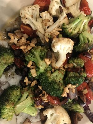 Broccoli with toasted garlic at La Botana in Winston-salem