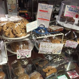 so many vegan baked goods! at Drunken Monkey Coffee Bar in Orlando