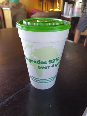 Black rose at Drunken Monkey Coffee Bar in Orlando