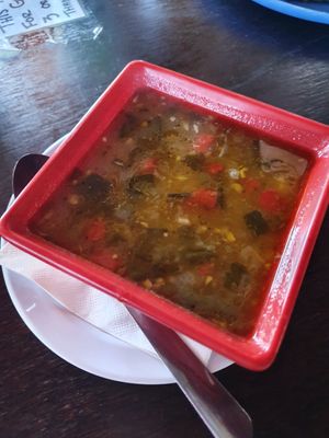 Fantastic soup!! at Drunken Monkey Coffee Bar in Orlando