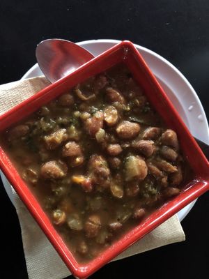 Roman Bean and kale  at Drunken Monkey Coffee Bar in Orlando