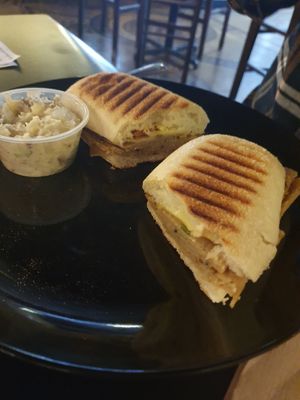 Vegan philly at Drunken Monkey Coffee Bar in Orlando