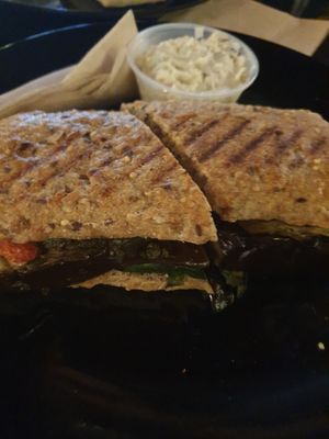 Mario vegan sandwich at Drunken Monkey Coffee Bar in Orlando