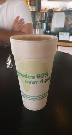 20 oz cappuccino  at Drunken Monkey Coffee Bar in Orlando