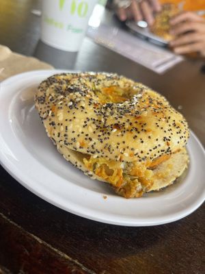 Gluten-free just egg bagel  at Drunken Monkey Coffee Bar in Orlando