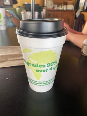 Eco thoughtful   at Drunken Monkey Coffee Bar in Orlando