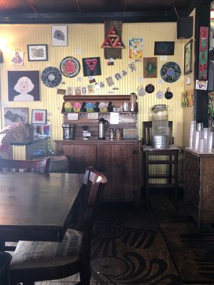Coffee station  at Drunken Monkey Coffee Bar in Orlando
